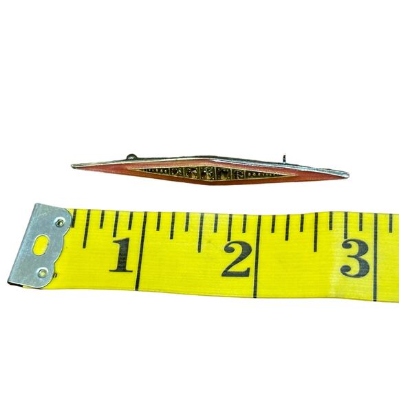 Signed Catherine Popesco Enamel Marcasite Pin Brooch French Designer Handcrafted - Picture 2 of 10